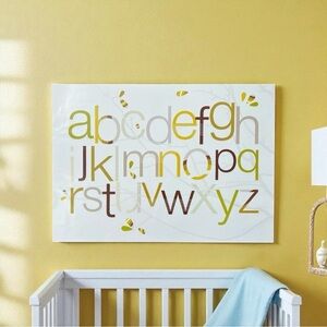 Modern Alphabet Wall Art